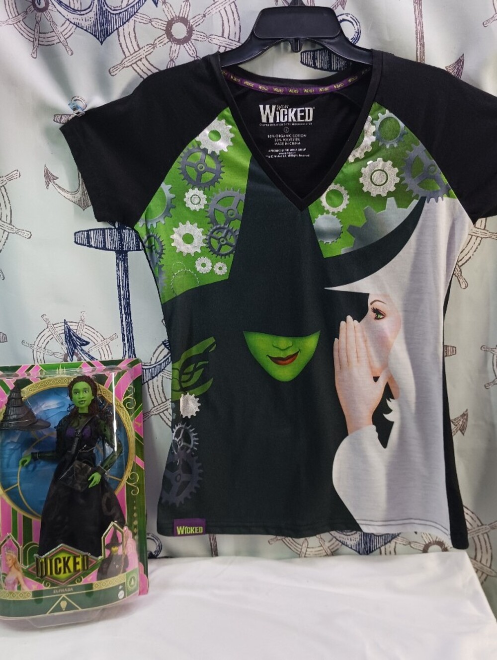 Wicked Bundle / Elphaba Doll & Top- Size L